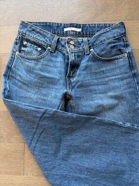 Levi’s superlow rise jeans and loose fit